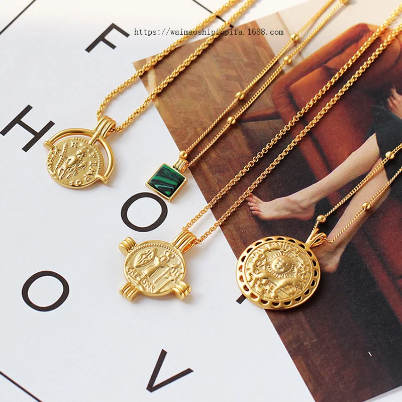 WTLTC Retro Style Gold Color Pharaoh Totem Layered Necklaces for Women Minimalist Disc Chokers Pendant Necklace Statement Gifts
WTLTC Retro Style Gold Color Pharaoh Totem Layered Necklaces for Women Minimalist Disc Chokers Pendant Necklace Statement Gifts