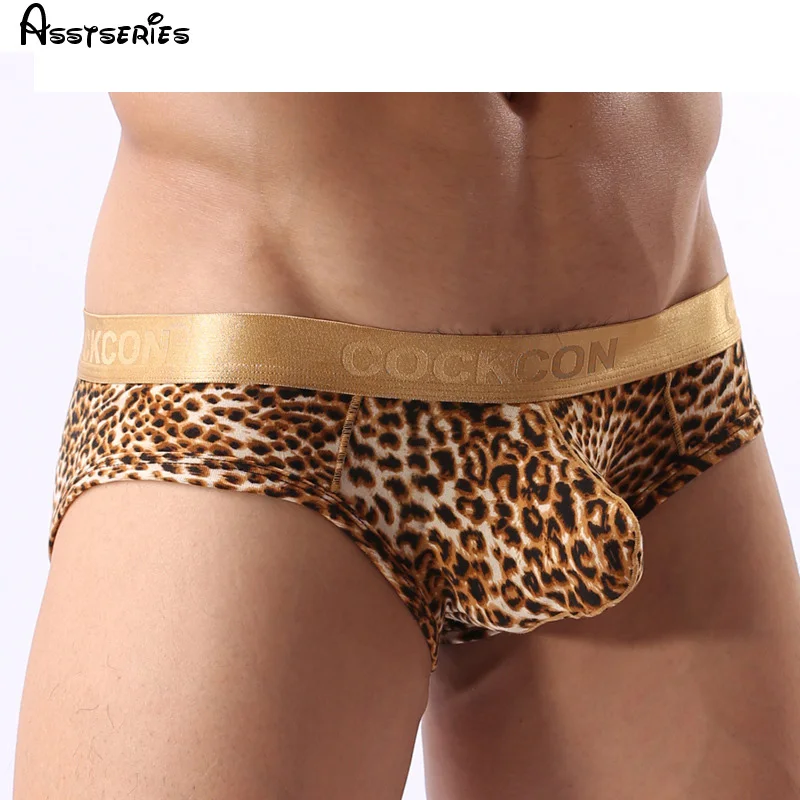 Sexy Men Underwear Leopard Print Briefs Shorts Bulge Pouch Soft Comfortable Breathable Male Underpants Panties Intimate h13
Sexy Men Underwear Leopard Print Briefs Shorts Bulge Pouch Soft Comfortable Breathable Male Underpants Panties Intimate h13