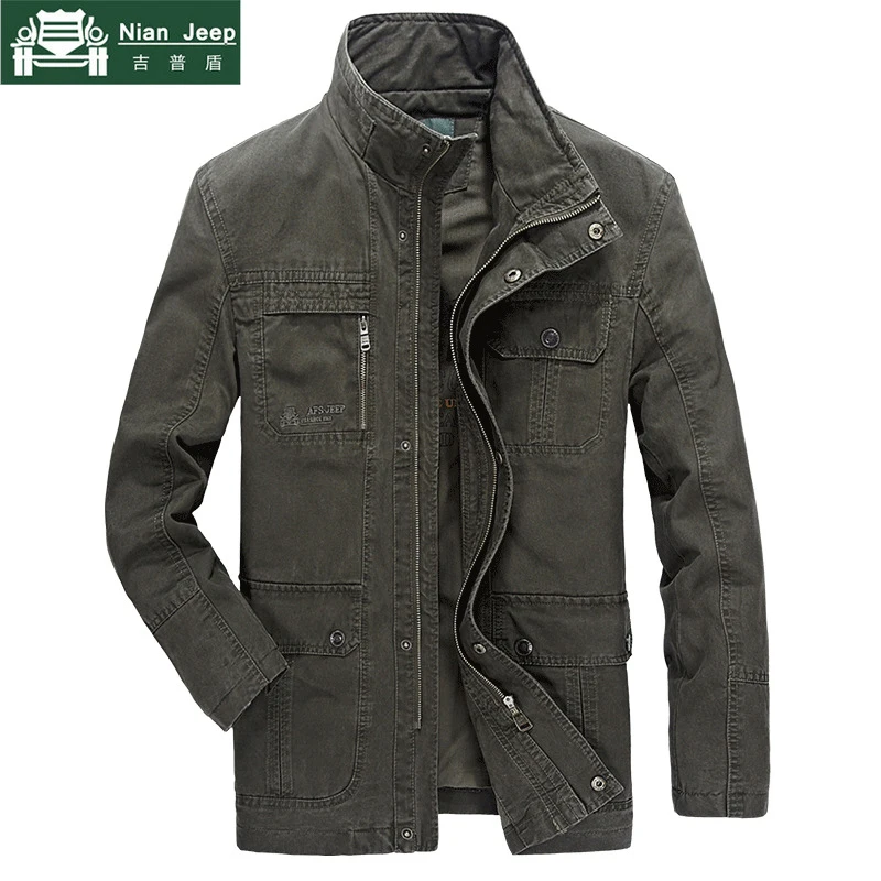 High Quality Military Jacket Men Brand Spring & Autumn Cargo Army Coats Solid Cotton Male jaqueta masculina Plus Size M-4XL
High Quality Military Jacket Men Brand Spring & Autumn Cargo Army Coats Solid Cotton Male jaqueta masculina Plus Size M-4XL