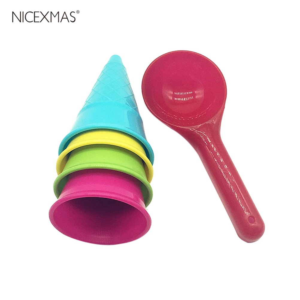 5PCS Exquisite Portable Durable Nontoxic Adorable Beach Toys Educational Toys Ice Cream Cone Scoop Sets for Kids Baby Outside
5PCS Exquisite Portable Durable Nontoxic Adorable Beach Toys Educational Toys Ice Cream Cone Scoop Sets for Kids Baby Outside