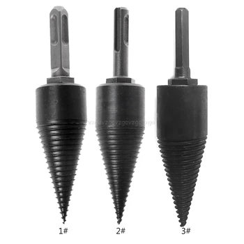 Firewood Machine Drill Wood Cone Reamer Punch Driver Drill Bit Split Drilling Tools 130x32mm
Firewood Machine Drill Wood Cone Reamer Punch Driver Drill Bit Split Drilling Tools 130x32mm
