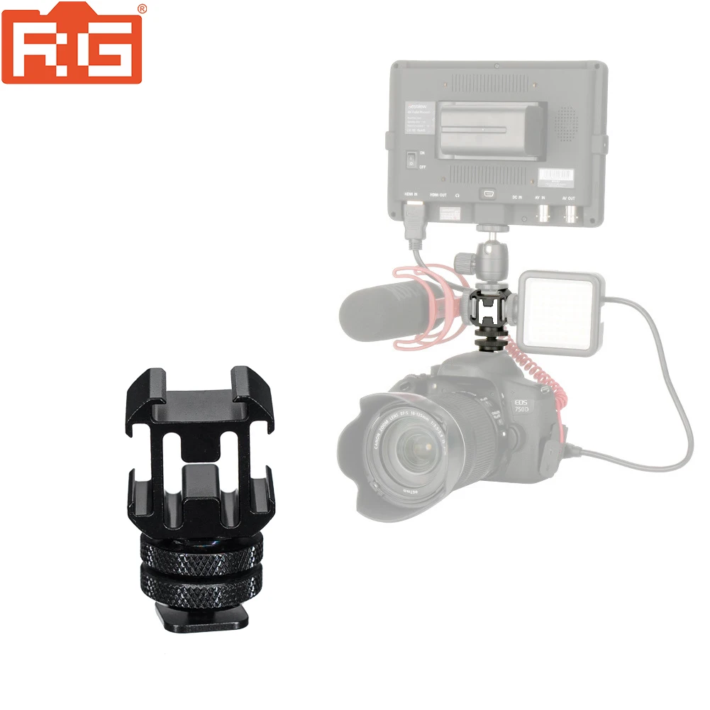 Holder Monitor Hot Shoe Mount Adapter Metal Video Light Mini LED With BY-MM1 Microphone Converter Multifunction For Canon Nikon
Holder Monitor Hot Shoe Mount Adapter Metal Video Light Mini LED With BY-MM1 Microphone Converter Multifunction For Canon Nikon
