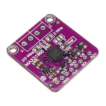 CLAITE DIY MAX31865 Temperature Sensor Module RTD Digital Conversion Module Electronic Board PT100-PT1000 3-5V for Arduino
CLAITE DIY MAX31865 Temperature Sensor Module RTD Digital Conversion Module Electronic Board PT100-PT1000 3-5V for Arduino