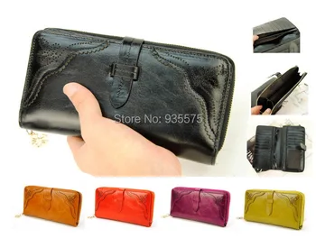 Women Genuine Real Leather Bifold Wallet Credit Card Holder Vintage Retro Coin Zip Purse Bag Cellphone Mobile Checkbook Clutch
Women Genuine Real Leather Bifold Wallet Credit Card Holder Vintage Retro Coin Zip Purse Bag Cellphone Mobile Checkbook Clutch