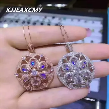 KJJEAXCMY boutique jewelry,Natural blue moonlight female pendant jewelry, inlaid jewelry wholesale, S925 sterling silver wholesa 
KJJEAXCMY boutique jewelry,Natural blue moonlight female pendant jewelry, inlaid jewelry wholesale, S925 sterling silver wholesa