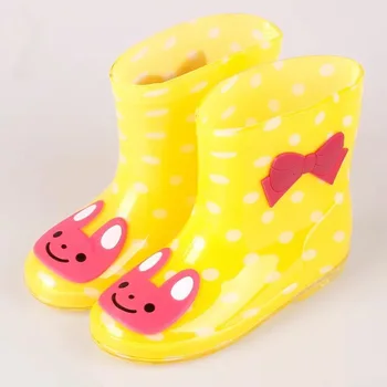 Kids Rain Boots Boys and Girls Rubber Cartoon Waterproof Antiskid Mid-calf Kids Infant Slip-on Boots
Kids Rain Boots Boys and Girls Rubber Cartoon Waterproof Antiskid Mid-calf Kids Infant Slip-on Boots