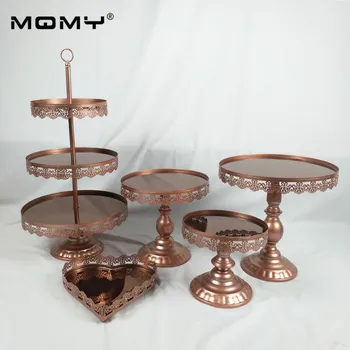 mirror cake stand set silver & gold & white & red brown color display sweet cake decoration
mirror cake stand set silver & gold & white & red brown color display sweet cake decoration