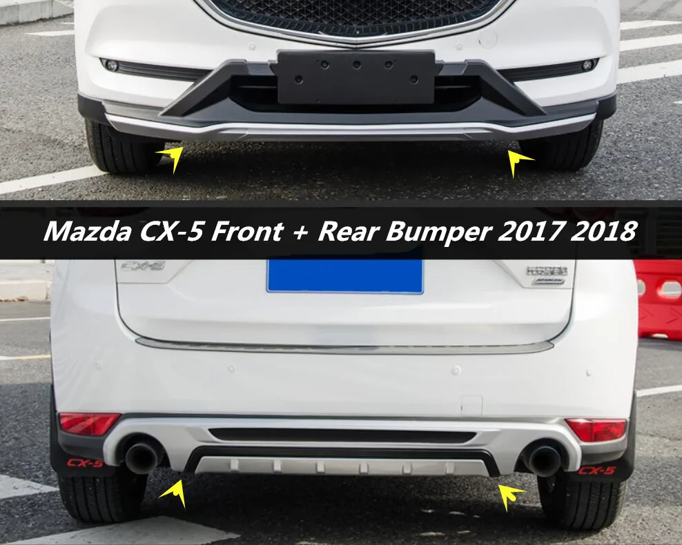 JINGHANG ABS 2PCS Front + Rear Bumper Protector Guard Skid Plate Fit For Mazda CX-5 CX5 2017 2018
JINGHANG ABS 2PCS Front + Rear Bumper Protector Guard Skid Plate Fit For Mazda CX-5 CX5 2017 2018