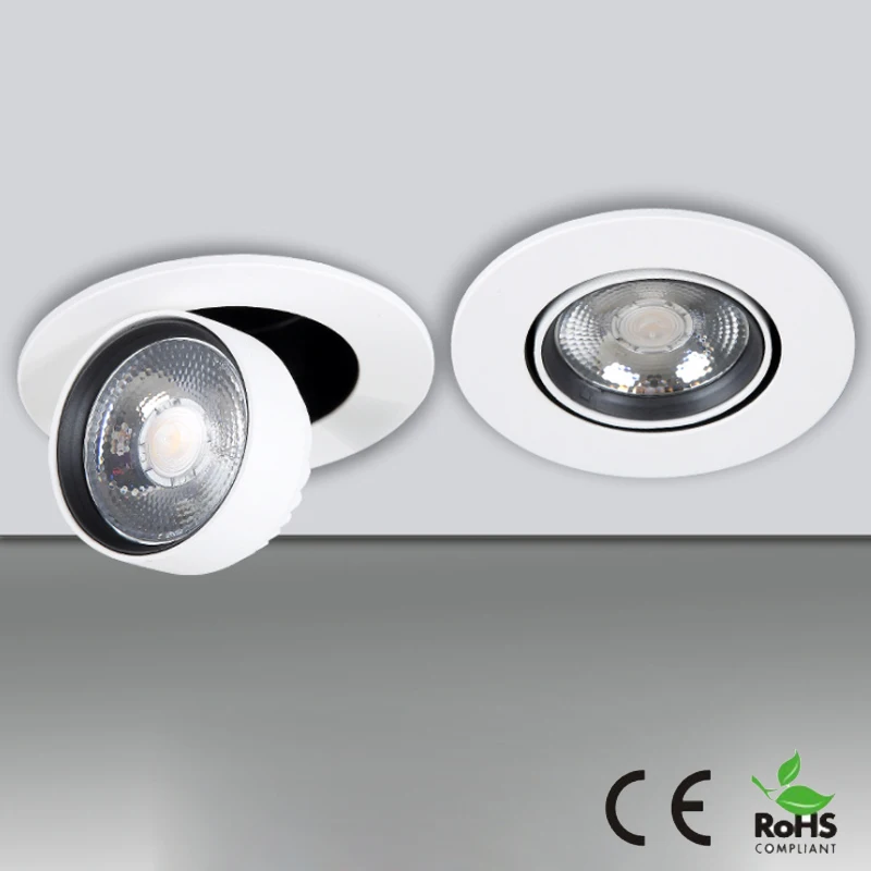 

3w 5w 7w 10w Recessed Slim cob LED Downlight white round Spot Light Lamp Ceiling Indoor Lighting Down light IP44 Ce
