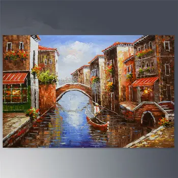 Landscape canvas painting oil Abstract Art Painting Venice scenery Home Decoration Wall picture for living room
Landscape canvas painting oil Abstract Art Painting Venice scenery Home Decoration Wall picture for living room