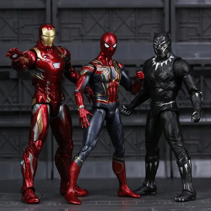 

Marvel Avengers Endgame Ironman Iron Man Spiderman Thanos Thor Captain America Spider Hulk Doctor Strange Action Figure Toys