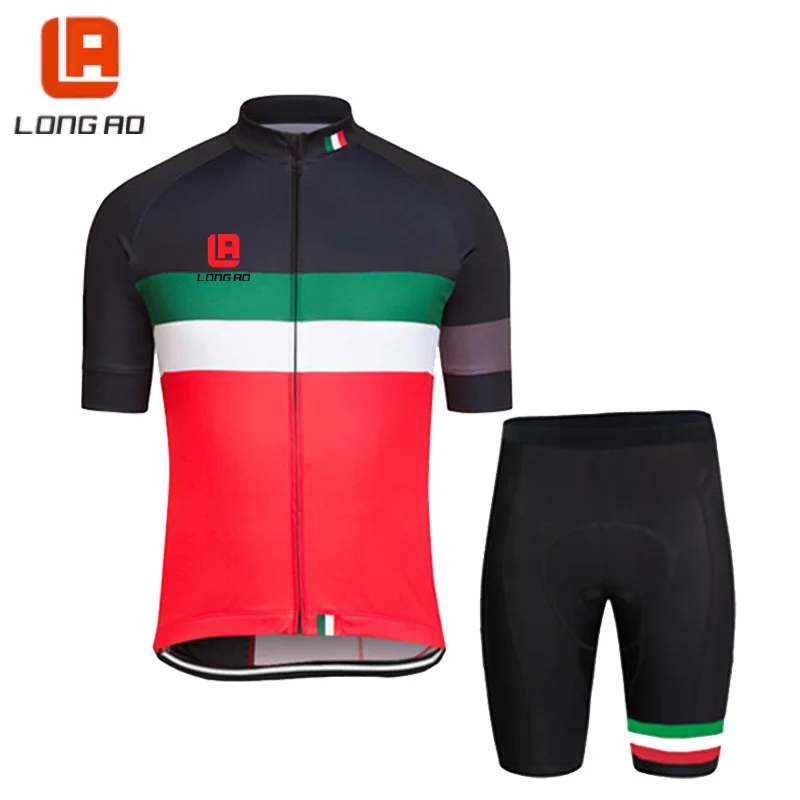 Italy national cycling jerseys LONG AO road bike short sleeve cycling clothing sets pants with blue perforated silicone pad
Italy national cycling jerseys LONG AO road bike short sleeve cycling clothing sets pants with blue perforated silicone pad