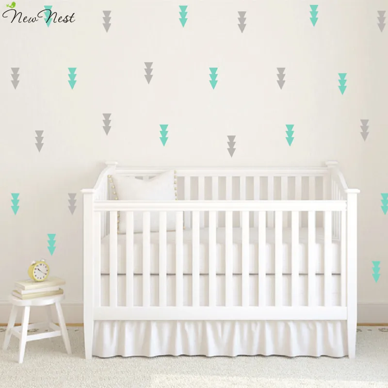 Triangle Wall Pattern Tribal Arrow Decals Vinyl Sticker, A Set of 50, Kids Nursery Bedroom Wall Decal Decor Size 4 x 10 cm
Triangle Wall Pattern Tribal Arrow Decals Vinyl Sticker, A Set of 50, Kids Nursery Bedroom Wall Decal Decor Size 4 x 10 cm