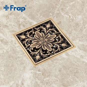 Frap 10*9.5cm Shower Drains Square Bath Drains Strainer Hair Antique Brass Art Carved Bathroom Floor Drain Waste Grate Y81009
Frap 10*9.5cm Shower Drains Square Bath Drains Strainer Hair Antique Brass Art Carved Bathroom Floor Drain Waste Grate Y81009