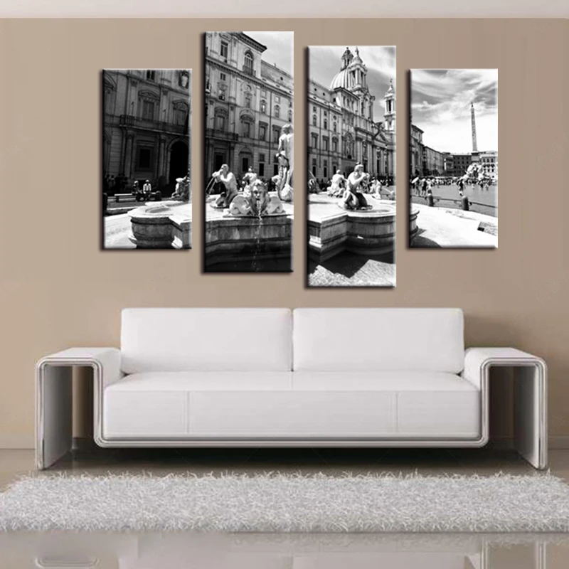 4 panel posters printed canvas retro European street view canvas print art home decoration wall art picture for the living room
4 panel posters printed canvas retro European street view canvas print art home decoration wall art picture for the living room