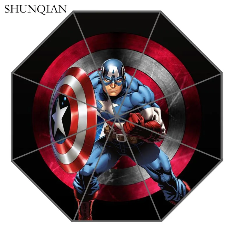 P# Captain America Umbrella Custom Printing Foldable Sun Rain Travel Umbrella Non-Automatic Decorative High-Quality Umbrella
P# Captain America Umbrella Custom Printing Foldable Sun Rain Travel Umbrella Non-Automatic Decorative High-Quality Umbrella