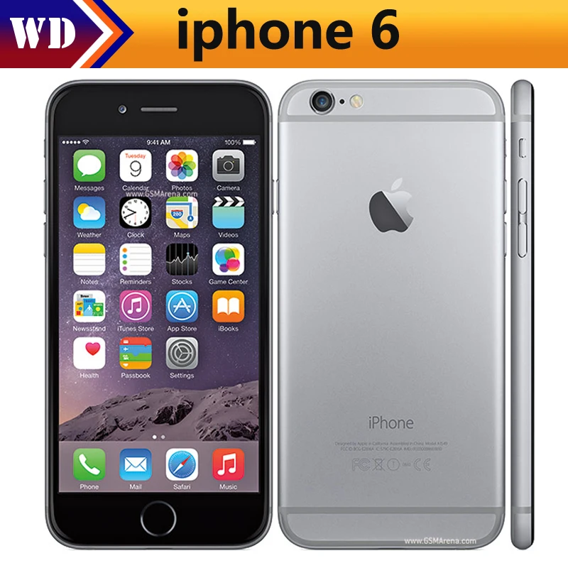Unlocked Apple iPhone 6 Dual Core 4.7inch 1.4GHz 8.0MP Camera 3G WCDMA 4G LTE Used Phone
Unlocked Apple iPhone 6 Dual Core 4.7inch 1.4GHz 8.0MP Camera 3G WCDMA 4G LTE Used Phone