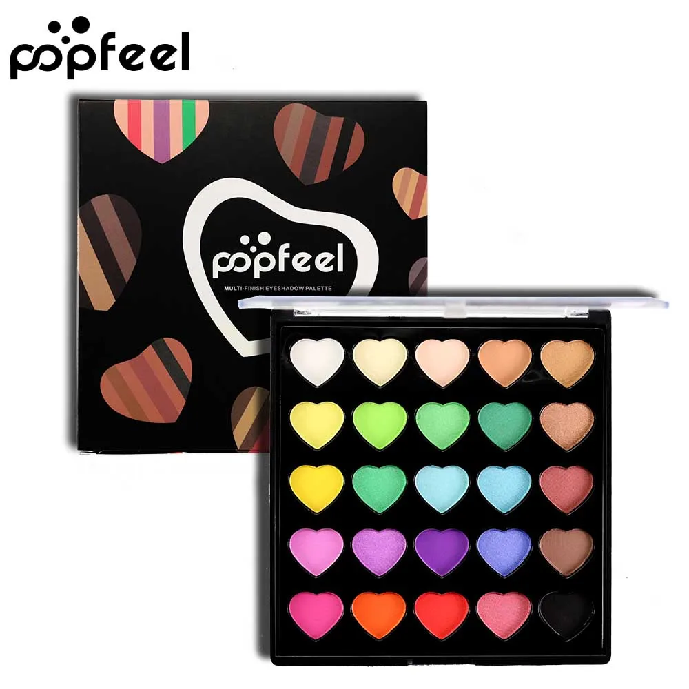 Natural 25 Earth Color Brand Heart Shape Eyeshadow Makeup Palette Pigments Nude Waterproof Shimmer Matte Eye Shadow by popfeel
Natural 25 Earth Color Brand Heart Shape Eyeshadow Makeup Palette Pigments Nude Waterproof Shimmer Matte Eye Shadow by popfeel