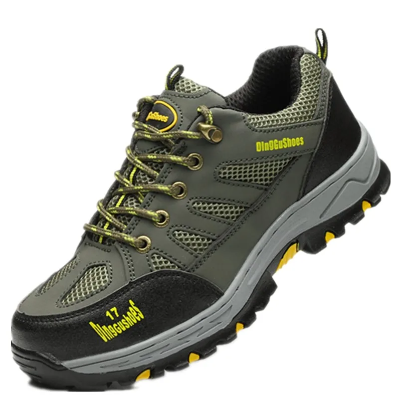 Men Steel Toe Construction Work Shoes Lightweight Breathable Safety Shoes Industrial Construction Anti-smash Work Boots for Men
Men Steel Toe Construction Work Shoes Lightweight Breathable Safety Shoes Industrial Construction Anti-smash Work Boots for Men