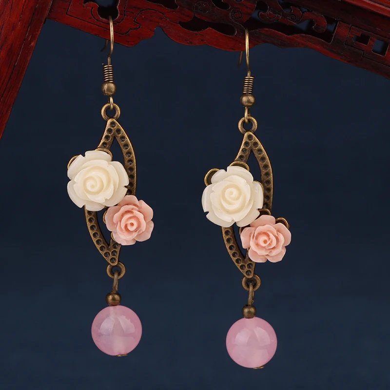 NEW MYWINY OWN DESIGN resin flowers vintage ethnic earrings women,Aventurine exotic rose earrings jewelry
NEW MYWINY OWN DESIGN resin flowers vintage ethnic earrings women,Aventurine exotic rose earrings jewelry
