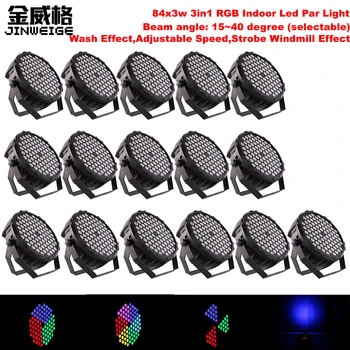 Free Shipping 16pcs/lot New Aluminum 84*3w RGB DMX LED Par Lights Professional Stage Dj Equipment
Free Shipping 16pcs/lot New Aluminum 84*3w RGB DMX LED Par Lights Professional Stage Dj Equipment