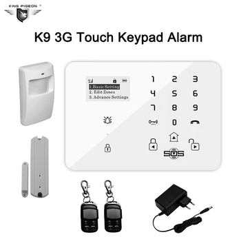 Wireless GSM Home Alarm System Touch Keyboard House Alarm Security 433MHz with Magnetic Window+PIR Motion Detector
Wireless GSM Home Alarm System Touch Keyboard House Alarm Security 433MHz with Magnetic Window+PIR Motion Detector