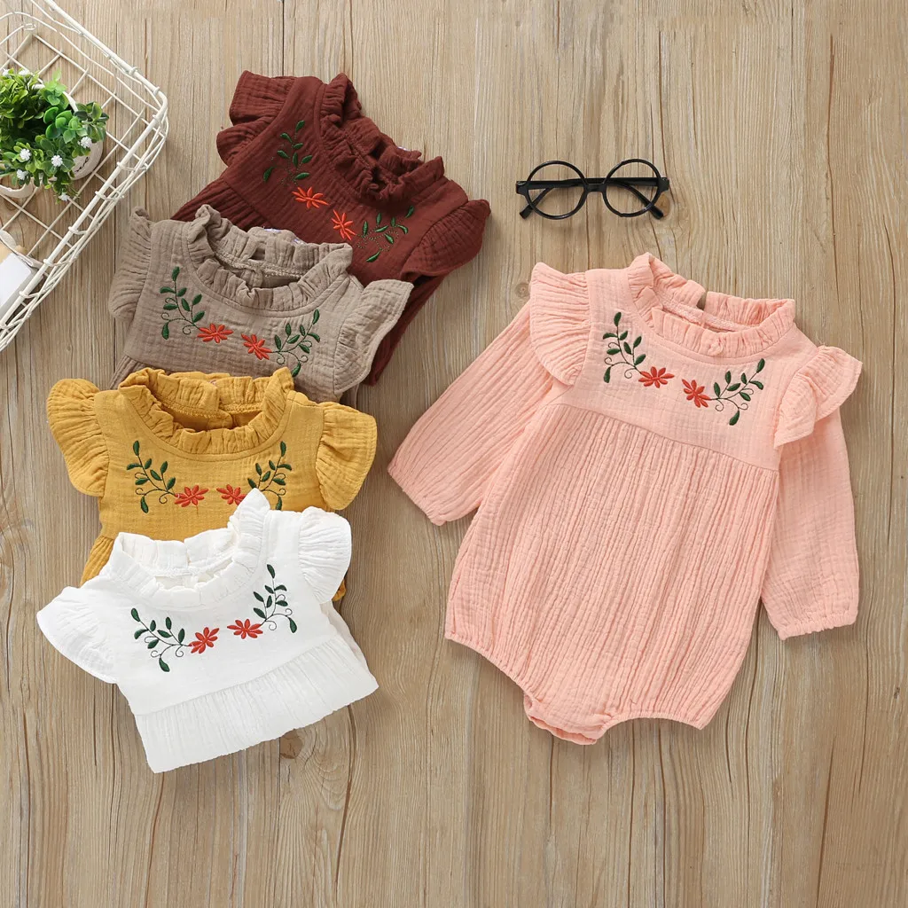 MUQGEW New Arrivals Rompers Floral O-neck Rompers Baby Clothes Full Sleeve Pullover Jumpsuit Newborn Baby Clothes Ropa De Bebé
MUQGEW New Arrivals Rompers Floral O-neck Rompers Baby Clothes Full Sleeve Pullover Jumpsuit Newborn Baby Clothes Ropa De Bebé