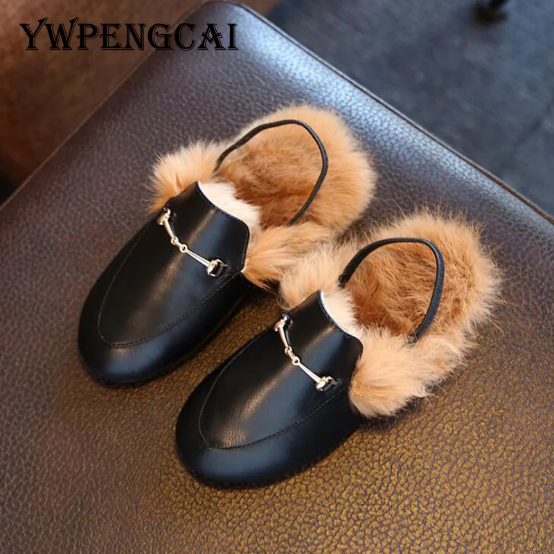 New Arrival Autumn Winter Kids Shoes Soft Leather Boys Loafers Girls Moccasins Rabbit Fur Boys Shoes Size 23-30
New Arrival Autumn Winter Kids Shoes Soft Leather Boys Loafers Girls Moccasins Rabbit Fur Boys Shoes Size 23-30