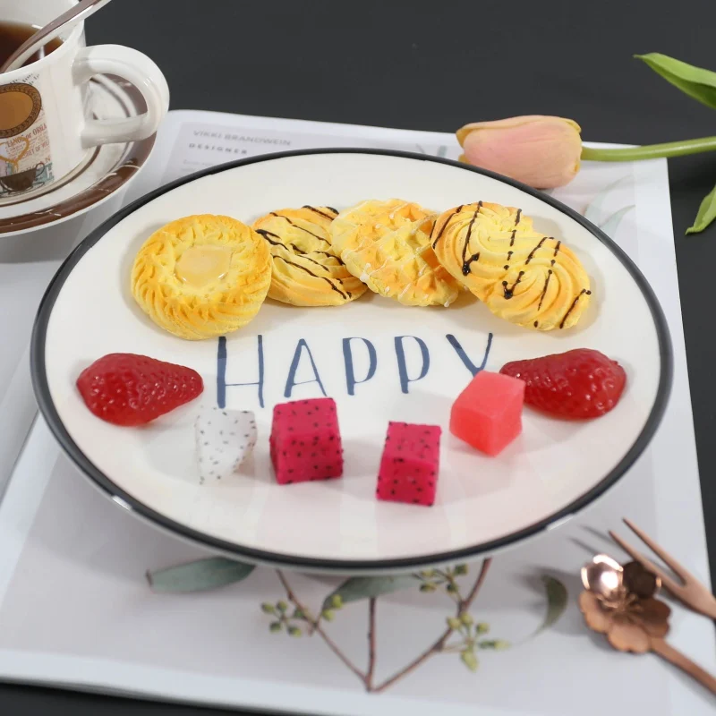 Simple Style Melamine Plates Breakfast Plate Porcelain Plate Household Round Fruit Plate Steak Cake Plate Kitchen Tableware
Simple Style Melamine Plates Breakfast Plate Porcelain Plate Household Round Fruit Plate Steak Cake Plate Kitchen Tableware