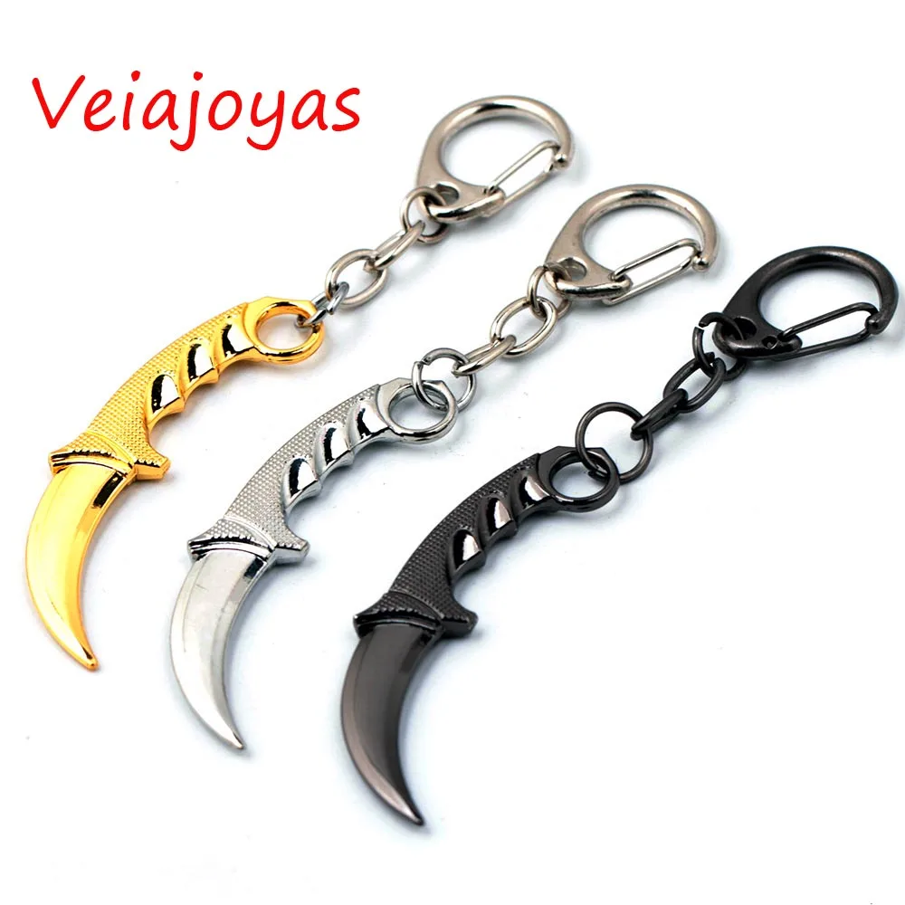 2017 BATTLEGROUNDS Key Chain Karambit Claw Cutter Alloy Pendant Chaveiro Car Keychain CSGO Game Jewelry Chain Necklace Souvenir
2017 BATTLEGROUNDS Key Chain Karambit Claw Cutter Alloy Pendant Chaveiro Car Keychain CSGO Game Jewelry Chain Necklace Souvenir