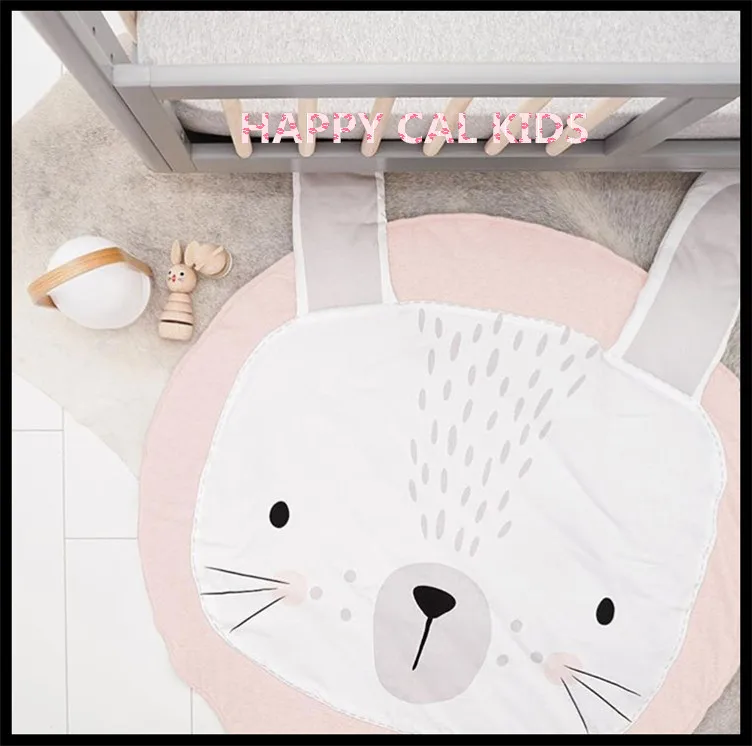 HAPPY CAL KIDS Baby Blankets Rabbit Newborn Blanket Kids Personalized Cotton Bedding Cover Appease Sofe Babies Photo Props | Дом и сад
