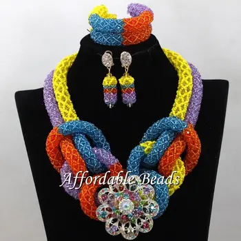 Wholesale African Bridal Beads New Nigerian Beaded Jewelry Fashion Design Free Shipping NCD165
Wholesale African Bridal Beads New Nigerian Beaded Jewelry Fashion Design Free Shipping NCD165
