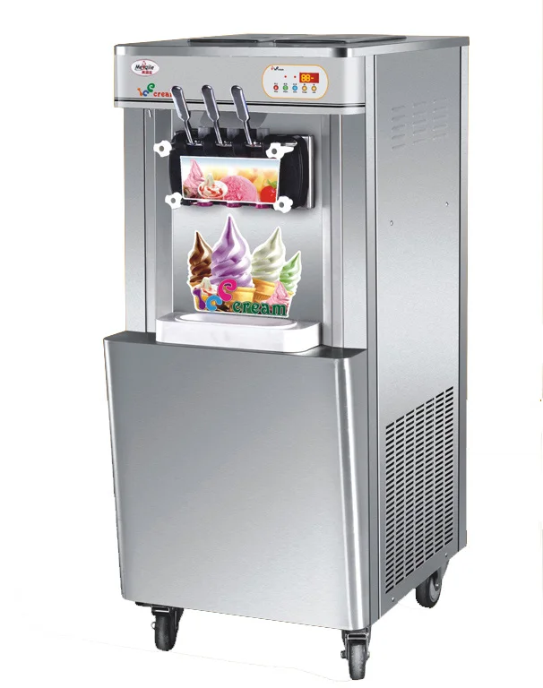 25L 3 color vertical ice cream machine stainless steel Soft ice cream making machine
25L 3 color vertical ice cream machine stainless steel Soft ice cream making machine