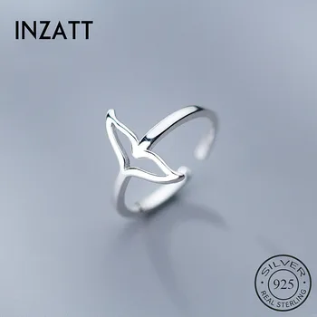 INZATT Real 925 Sterling Silver Minimalist Hollow Fish tail Opening Ring For Elegant Women Party Romantic Ring Fine Jewelry Gift
INZATT Real 925 Sterling Silver Minimalist Hollow Fish tail Opening Ring For Elegant Women Party Romantic Ring Fine Jewelry Gift