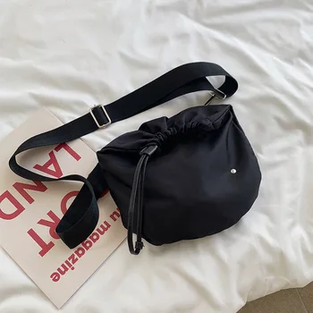 2019 Korean Style Ins Cool Handsome Black Square Bag Simple Wild Drawstring Thick Shoulder Strap Soft Shoulder Bag
2019 Korean Style Ins Cool Handsome Black Square Bag Simple Wild Drawstring Thick Shoulder Strap Soft Shoulder Bag