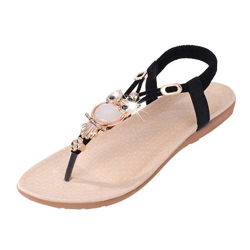 New Women's Casual Sandals in Summer 2019 Bohemian Owl String Beaded Sandals Shoese Comfortable and Soft Clip-toe Beach Shoes
New Women's Casual Sandals in Summer 2019 Bohemian Owl String Beaded Sandals Shoese Comfortable and Soft Clip-toe Beach Shoes