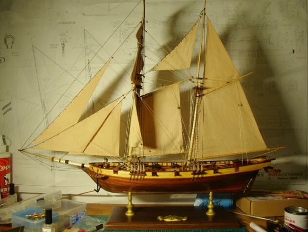 Free shipping Assembly Model kits Classical wooden sailing boat model Halcon1840 scale wooden model
Free shipping Assembly Model kits Classical wooden sailing boat model Halcon1840 scale wooden model