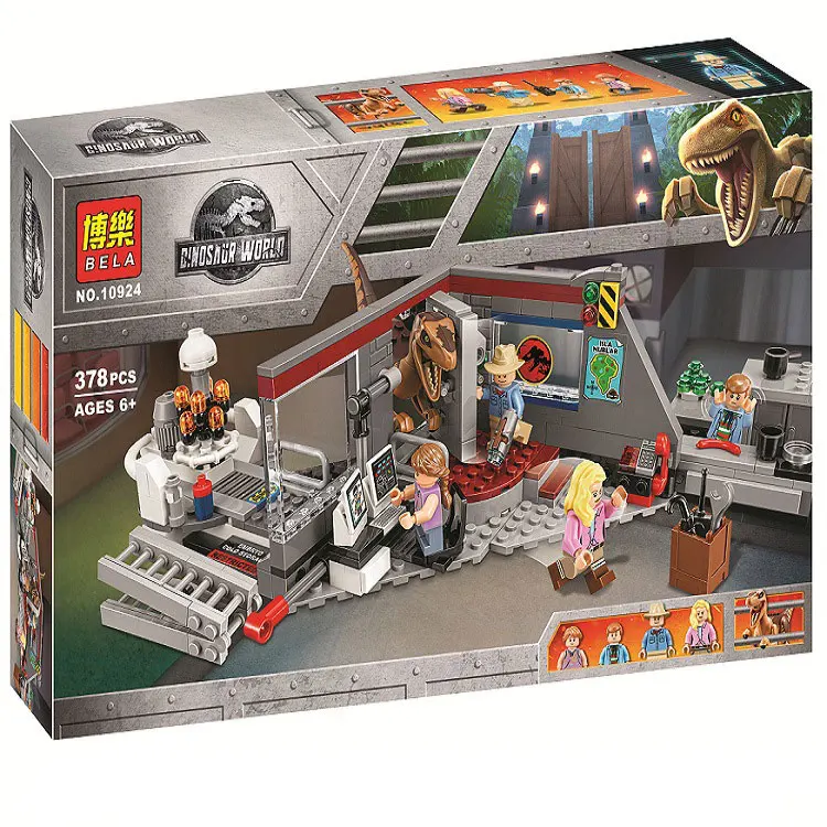 Bela Jurassic World Jurassic Park Velociraptor Chase Building Kit Compatible Legoings 75932 Building Toys Blocks Set(378 Piece)
Bela Jurassic World Jurassic Park Velociraptor Chase Building Kit Compatible Legoings 75932 Building Toys Blocks Set(378 Piece)
