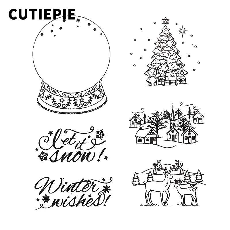 Shining Christmas Tree Winter House Transparent Clear Stamps for Scrapbooking Embossing Photo Album Decor Folder Making Sheets
Shining Christmas Tree Winter House Transparent Clear Stamps for Scrapbooking Embossing Photo Album Decor Folder Making Sheets