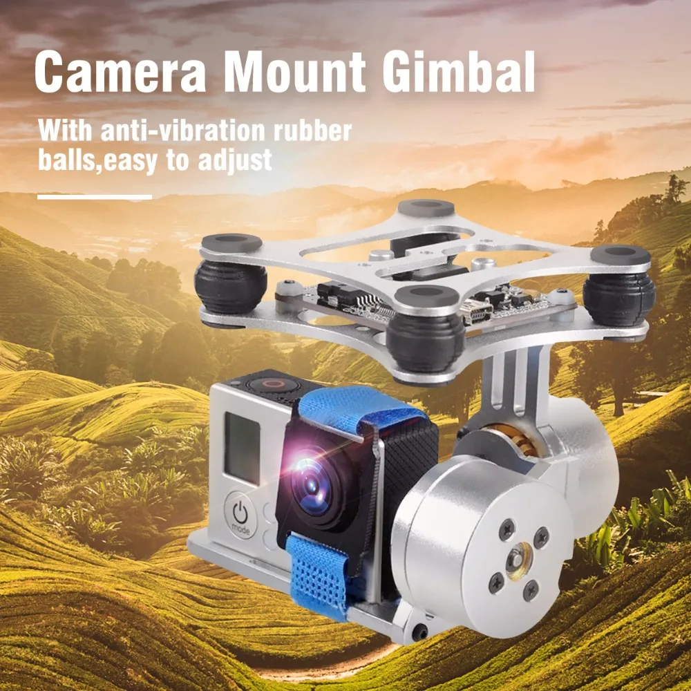 2-Axis Aluminum Brushless Camera Mount Kit Gimbal Motor for Gopro2 3 for DJI Phantom DIY Install Parts Aerial Photography Use
2-Axis Aluminum Brushless Camera Mount Kit Gimbal Motor for Gopro2 3 for DJI Phantom DIY Install Parts Aerial Photography Use