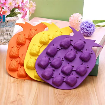 12 Grid Food Grade Silicone Chocolate Mold IceTray DIY Creative Pineapple Shaped Ice Cube Mold Kitchen Accessories
12 Grid Food Grade Silicone Chocolate Mold IceTray DIY Creative Pineapple Shaped Ice Cube Mold Kitchen Accessories