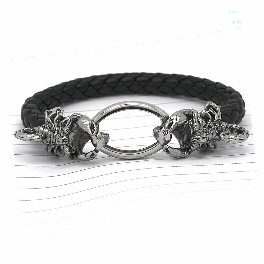 Mens Bracelets Punk Leather Skull Tiger Snake Head Dragon Scorpion Bracelets Bangles Round Oval Buckle Bracelet Men Jewelry
Mens Bracelets Punk Leather Skull Tiger Snake Head Dragon Scorpion Bracelets Bangles Round Oval Buckle Bracelet Men Jewelry