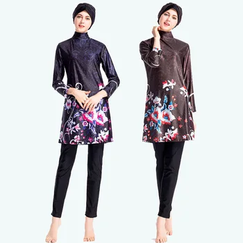 New Muslim Swimwear Women Printed Floral Modest Plus Size Muslim Swimwear Hijab Muslim Islamic Swimsuit Clothing Plus S-4XL
New Muslim Swimwear Women Printed Floral Modest Plus Size Muslim Swimwear Hijab Muslim Islamic Swimsuit Clothing Plus S-4XL