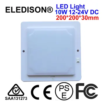 Ceiling Mounted 12V 24V DC 10W Yacht Ceiling Light Square Shape Touring Sedan Bulb Solar Ceiling Light with On Off Switch
Ceiling Mounted 12V 24V DC 10W Yacht Ceiling Light Square Shape Touring Sedan Bulb Solar Ceiling Light with On Off Switch