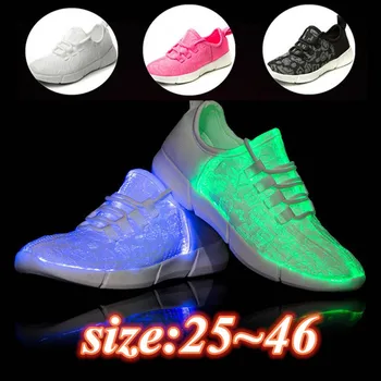 High Quality Summer Luminous Sneakers Led Fiber Optic Shoes for Girls Boys Breathable Glowing USB Charge Footwear
High Quality Summer Luminous Sneakers Led Fiber Optic Shoes for Girls Boys Breathable Glowing USB Charge Footwear