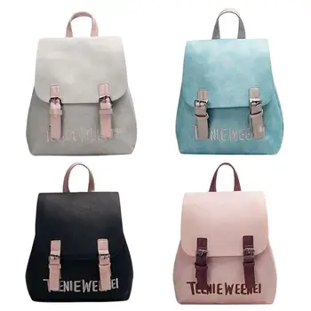 Casual Women PU Leather Letter Embroidery Backpack Travel Bag Preppy Chic Girls School Bag Hot Sale Solid Mochila Feminina
Casual Women PU Leather Letter Embroidery Backpack Travel Bag Preppy Chic Girls School Bag Hot Sale Solid Mochila Feminina