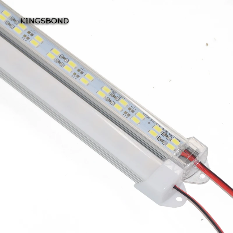 5PCS/Lot 50CM DC12V double LED Bar light 5630 With PC cover 72leds Rigid light hard strip with red and black wires
5PCS/Lot 50CM DC12V double LED Bar light 5630 With PC cover 72leds Rigid light hard strip with red and black wires