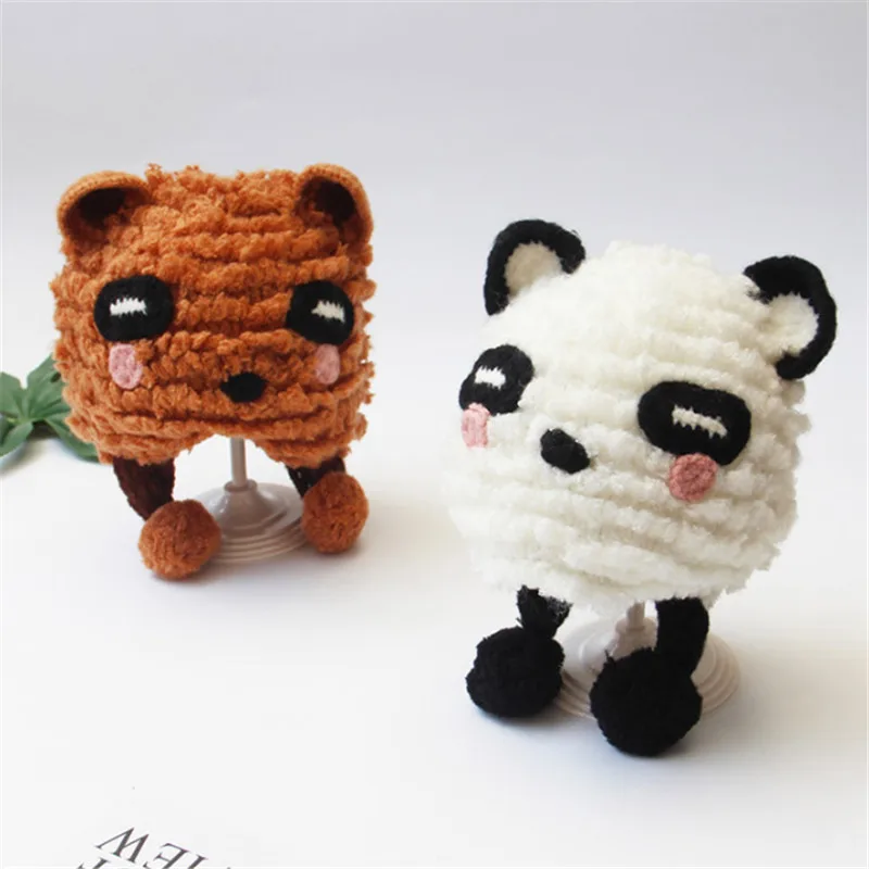 Autumn winter wool caps for boys and girls plus cotton cartoon panda Plush knitted caps for heat preservation and earprotection
Autumn winter wool caps for boys and girls plus cotton cartoon panda Plush knitted caps for heat preservation and earprotection