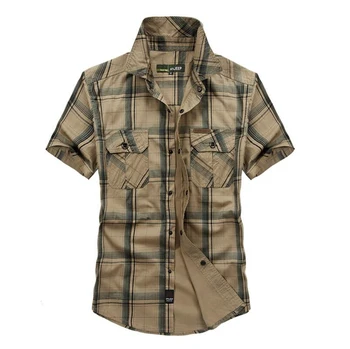 Plus Size 5XL 100% Cotton Cool Chemise Homme Original Brand Clothing Men Chemise Homme Plaid AFS JEEP Shirts Cargo Military Male
Plus Size 5XL 100% Cotton Cool Chemise Homme Original Brand Clothing Men Chemise Homme Plaid AFS JEEP Shirts Cargo Military Male