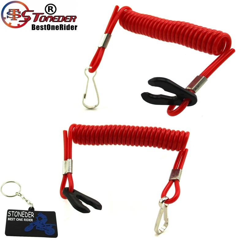 STONEDER 2x Safety Tether Lanyard Cord For Stop Kill Switch Jet Ski Boat Yamaha Raptor Banshee Blaster ATV Quad 4 Wheeler
STONEDER 2x Safety Tether Lanyard Cord For Stop Kill Switch Jet Ski Boat Yamaha Raptor Banshee Blaster ATV Quad 4 Wheeler